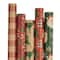 JAM Paper Christmas Kraft Gift Wrap Set, 5ct.